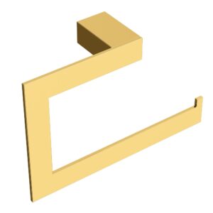 Полотенцедержатель кольцо Qubic Gold