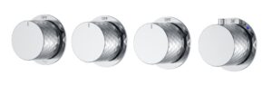 Смеситель встроенный с термостатом STICK DIAMOND CHROME 5-проходной
