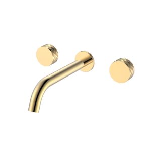 Смеситель из стены STICK DIAMOND на 3 отв. GOLD