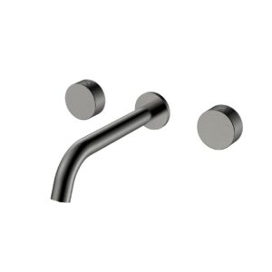 Смеситель из стены STICK SPIRALE на 3 отв. Gun Metal
