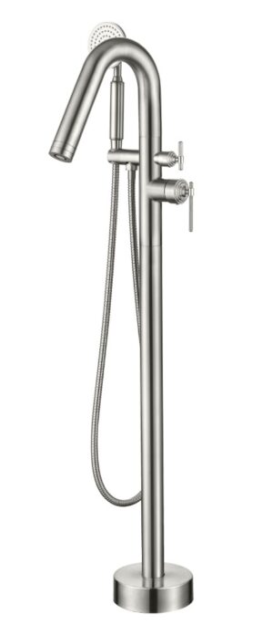 Смеситель напольный ETERNA NICKEL BRUSH