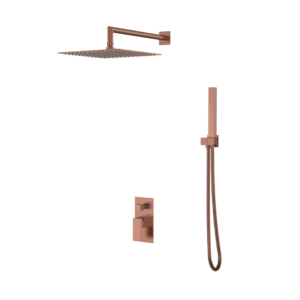 Смеситель встроенный для душа QUBIC Brushed Bronze
