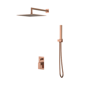 Смеситель встроенный для душа QUBIC Copper Brushed