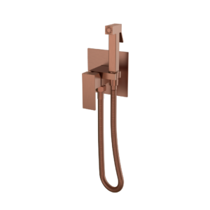 Смеситель гигиенический Qubic Brushed Bronze