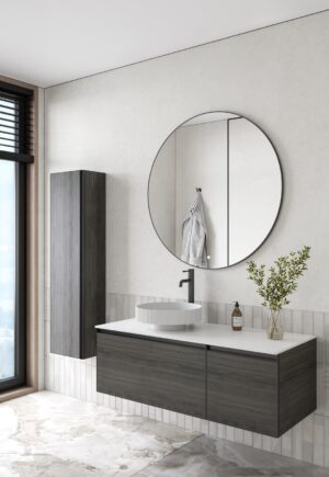 Комплект QUATRO M2-120 тумба+раковина чаша Matte white
