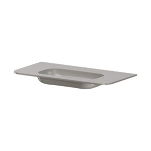 Раковина моноблок VOI 100см STONE FINISH STONE GREY