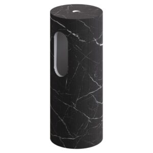Пьедестал для раковины рифленый Corian 300*720 Nero Marquina
