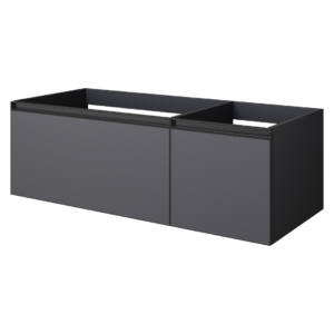 QUATRO 2 120см (80+40) тумба ANTHRACITE профиль ANTHRACITE